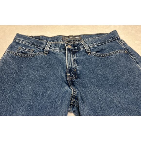 Levis Silver Tab Jeans Men’s Size 30x31 Blue Straight Fit Cotton Light Wash Y2K - Picture 2 of 7